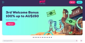 wild fortune casino homepage
