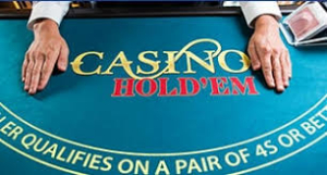 Live Casino Hold'em table 