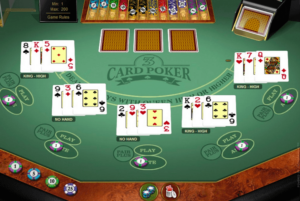 casino three card poker 
