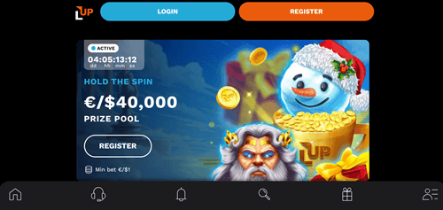 level up casino hold the spin tournament 
