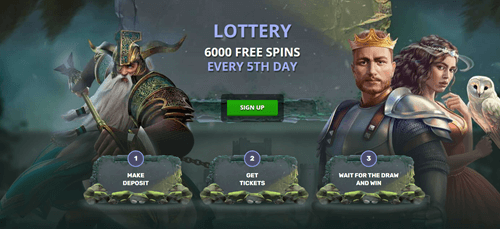 lottery promotion at playamo casino